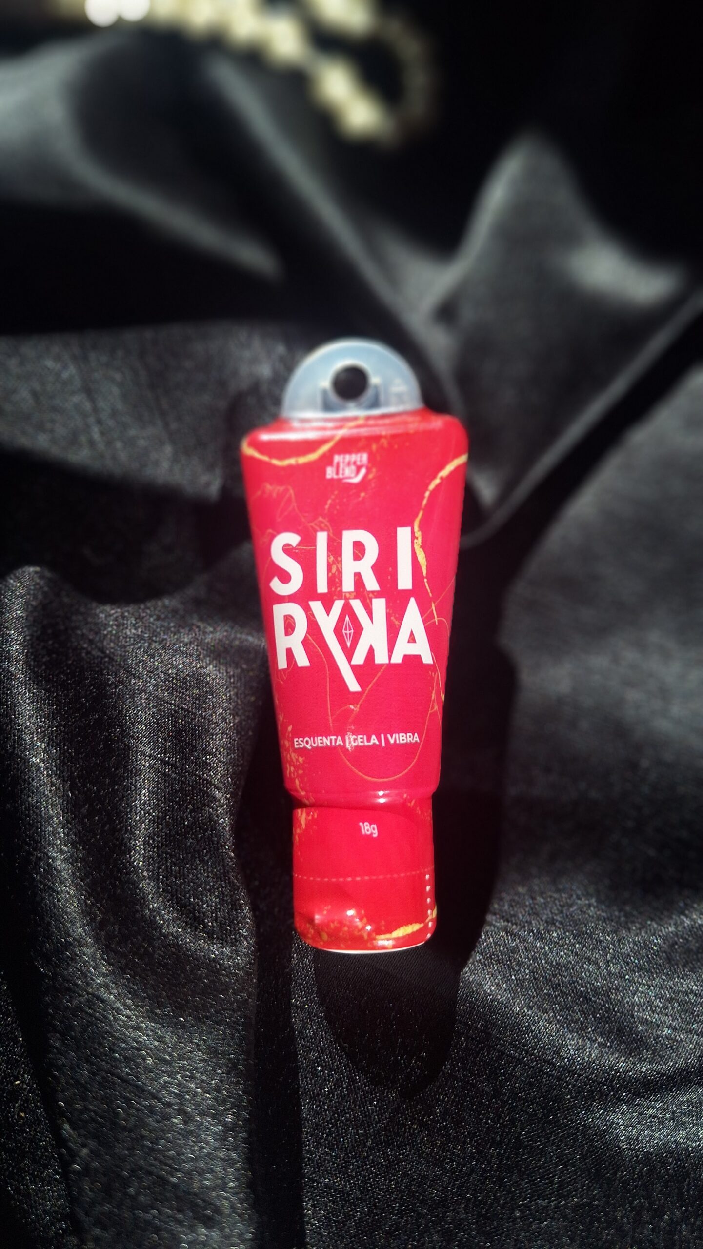 Siri Ryka Gel Comestível Esquenta, Gela e Vibra 18g Pepper Blend