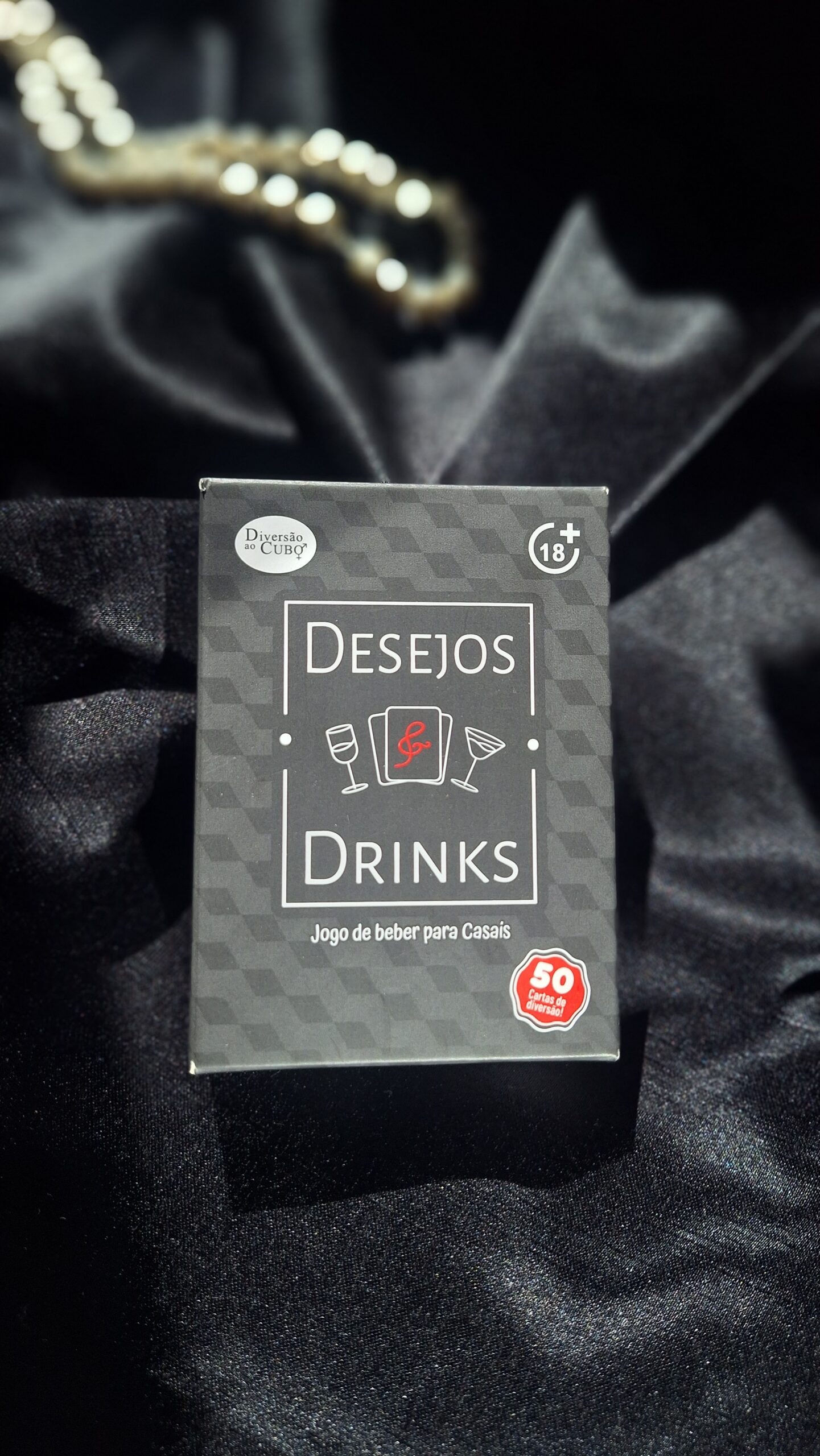 Desejos e Drinks Jogo de Cartas Diversão ao Cubo