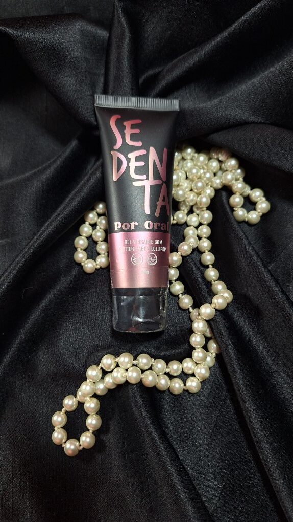 Sedenta Por Oral Lollipop Gel Comestível com Glitter 50g Pepper Blend