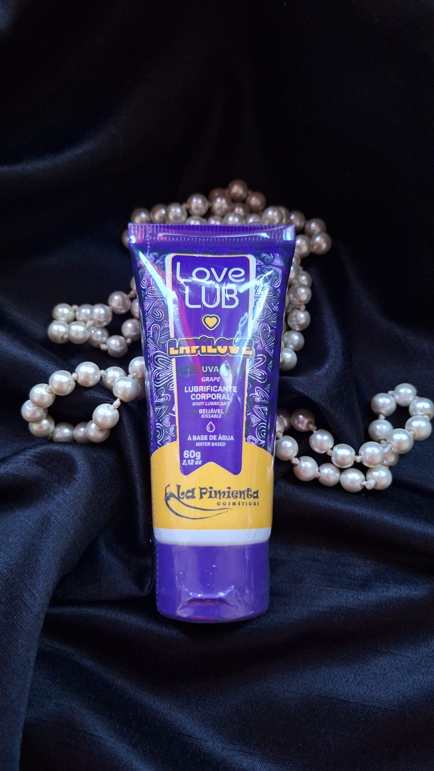 Love Lub LapiLove Sabou Uva Lubrificante Corporal Beijável 60g La Pimienta