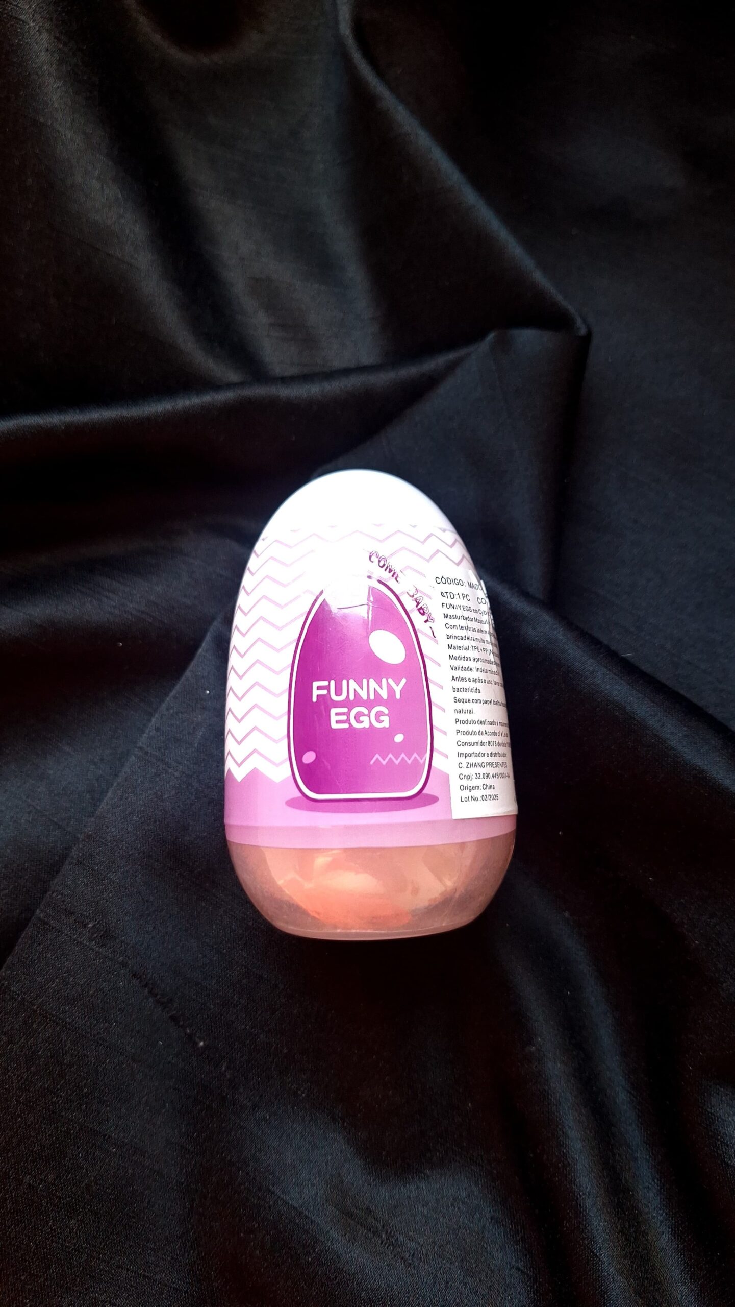 Funny Egg Masturbador Masculino Formato Vagina em Cyberskin Vip Mix