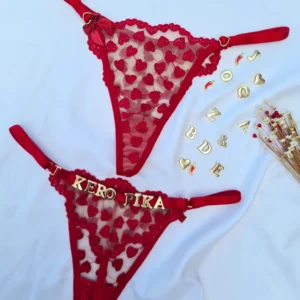 FIO PERS. LULU - TULE CORAÇÃO VERMELHO-TAMANHO ÚNICO