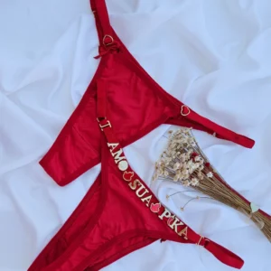 FIO PERSONALIZAVEL - MICROFIBRA - COR VERMELHO -TAMANHO ÚNICO